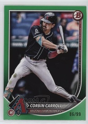 2025 Bowman Green 86/99 Corbin Carroll #96 1aj