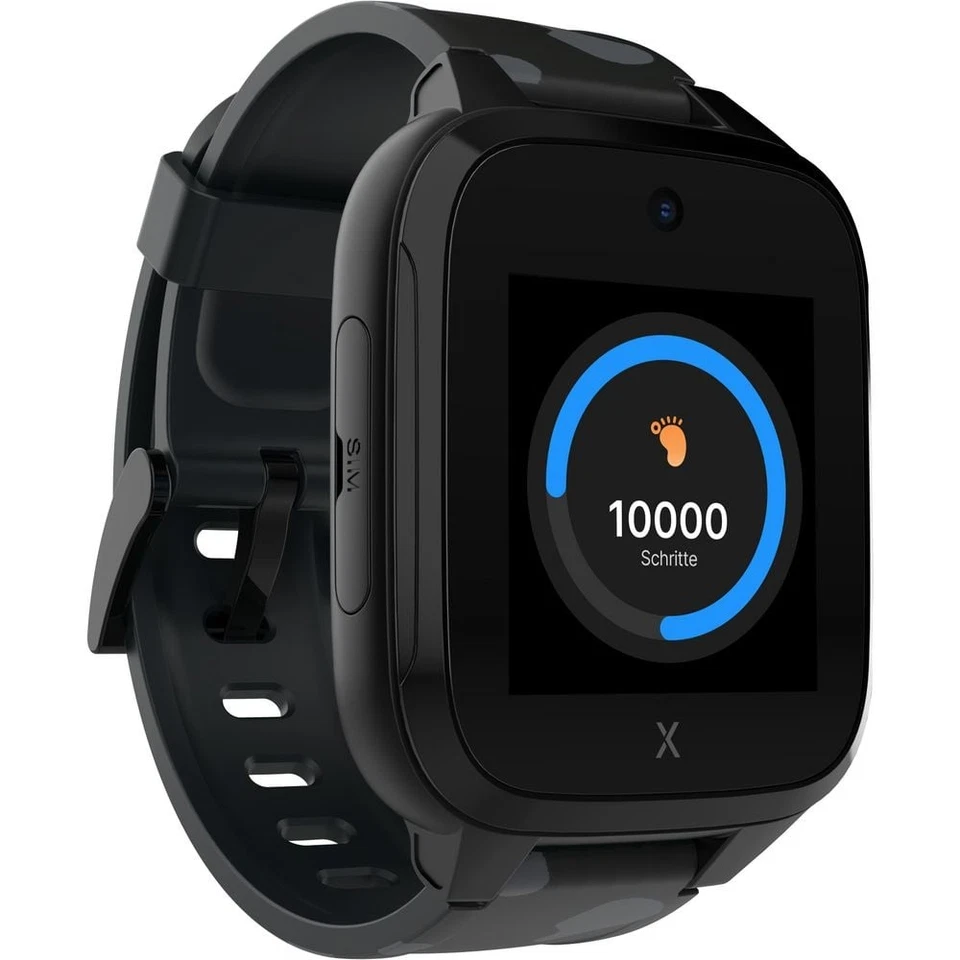 XPLORA XGO3 2. Generation Kinder Smartwatch Schwarz Silikon, Foto 4 von 4