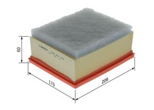 BOSCH Luftfilter F 026 400 010 für CITROËN PEUGEOT