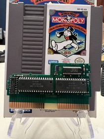 Monopoly NES Nintendo Entertainment System CIB  * Tested * great condition 