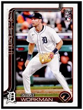 2025 Topps Update Gage Workman Card Refractors RC Detroit Tigers #US118
