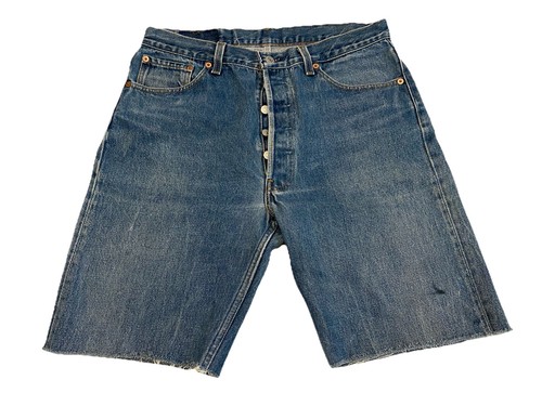 Vintage 80’s Levi’s Men’s 34 Button Fly Cut-Off Shorts Y2K USA Red Tab Hippie