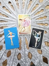 Vintage Art Deco Ballerina Playing Cards, Swap Cards, Trade Cards, Ballet Dancer