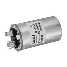 CBB65 15uF Run Capacitor15mfd AC 370/440V Aluminum Case with 2 Terminal