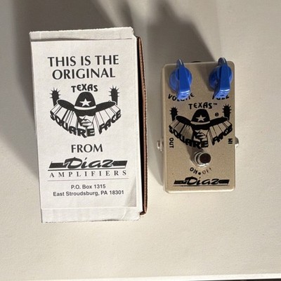 Diaz Texas Square Face Analog Fuzz Effects Pedal for Electric Guitar