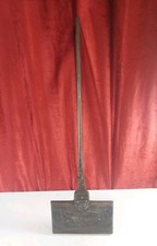 Antique French Long Handled Waffle Iron With Rectangular Head (B)