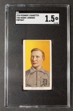1909-11 T206 - Hughie Jennings - HOF - Piedmont 350 - SGC 1.5 FR