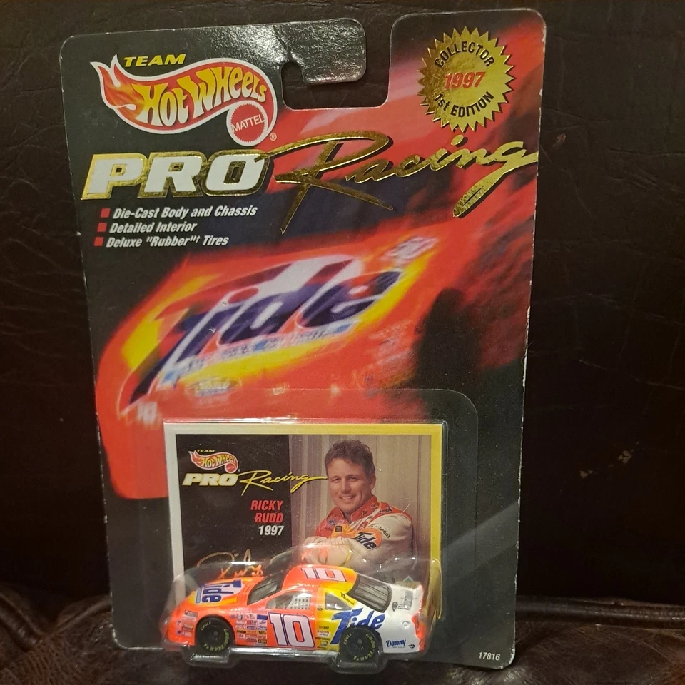 Hot Wheels Pro Racing 1997 NASCAR #10 Ricky Rudd PISTA CURTA 1ª EDIÇÃO 1:64 - Imagem 2 de 4
