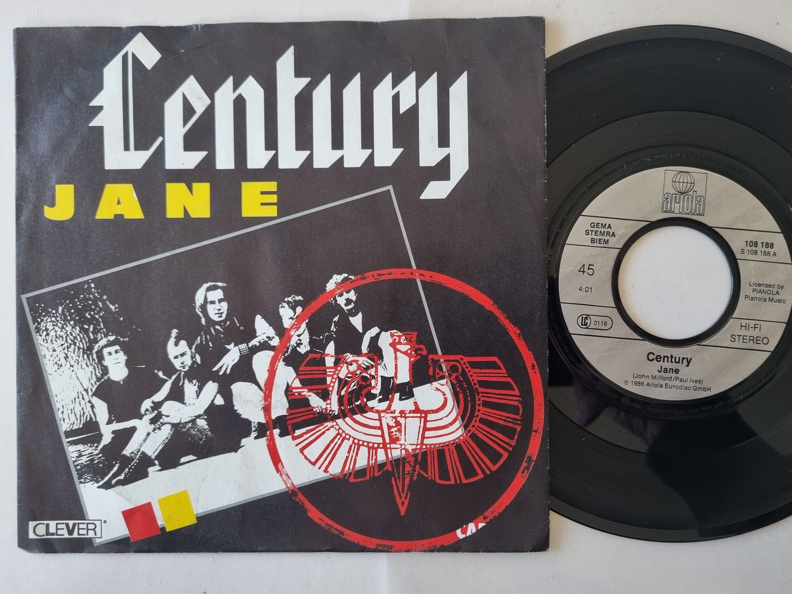 Century - Jane 7'' Vinyl Germany