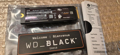 Western Digital WD_BLACK SN850X NVMe Heatsink  Interne SSD - 2TB