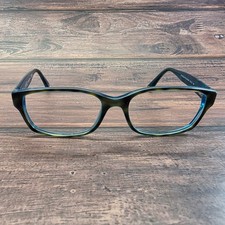 Coach HC 6040 Brooklyn Dark Tortoise Teal Rectangular Eyeglass Frames 52-16-135