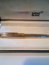 Mont Blanc Meisterstuck Solitaire 18K Nib 4810 Fountain Pen With Box