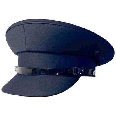 Marineblaue Schirmmütze im Chauffeurstil, Größe 58 cm, Medium