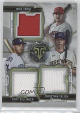 2020 Topps Triple Threads Relic Combos /36 Mike Trout Cody Bellinger 6fs