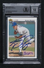BAS 1992 Upper Deck Kenny Rogers #651 BGS Authentic Auto ow6