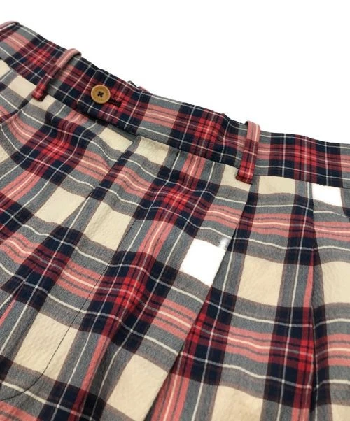 BERNARD ZINS                    ALBERT trousers Red×Blue 96230/094 - Image 3 of 4