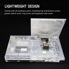 For 7XXXX For PS Slim Clear Case DIY Replacement Transparent Game Console Shell