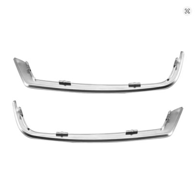 2pcs Front Door Speaker Cover Trim for BMW 5 Series F10 2011-2013, Silver