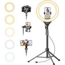 Selfie Ring Light with Tripod Stand 62 Inch for Video Recording Live Streaming