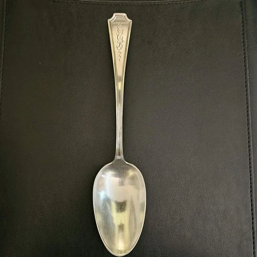 Fairfax by Durgin-Gorham Sterling Silver, 5 Serving Spoons 8 1/8 Inch." 12.2 Oz