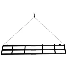 8 Ft Heavy Duty Drag Harrow Driveway Grader Rake for Garden and Lawn Use NEW