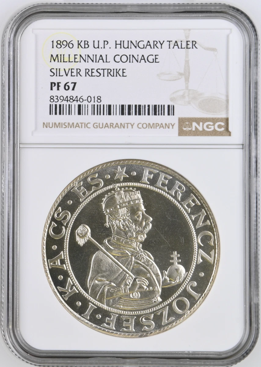 NGC 鑑定済コイン 高鑑定 1896KB HUNGARY MILLENNIUM - RESTRIKE KORONA