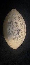 Dan Hampton Chicago Bears Autographed Football