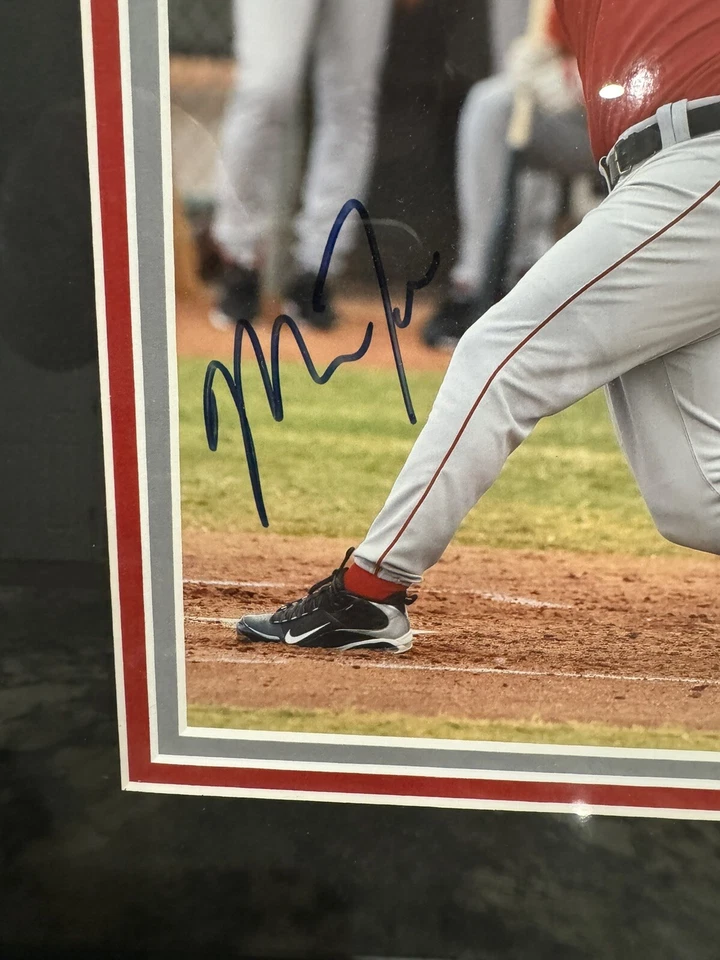 Mike Trout Rookie 8x10 Autograph Batting ! JSA Certified! Great Piece - Image 3 of 4