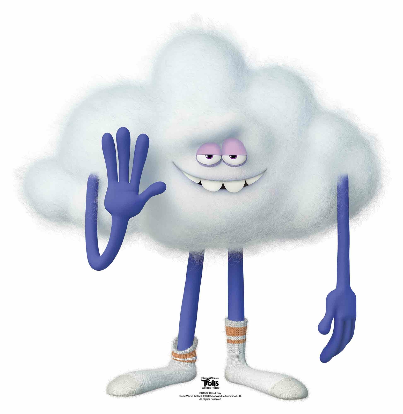 Cloud Guy Official Trolls World Tour Cardboard Cutout / Standee