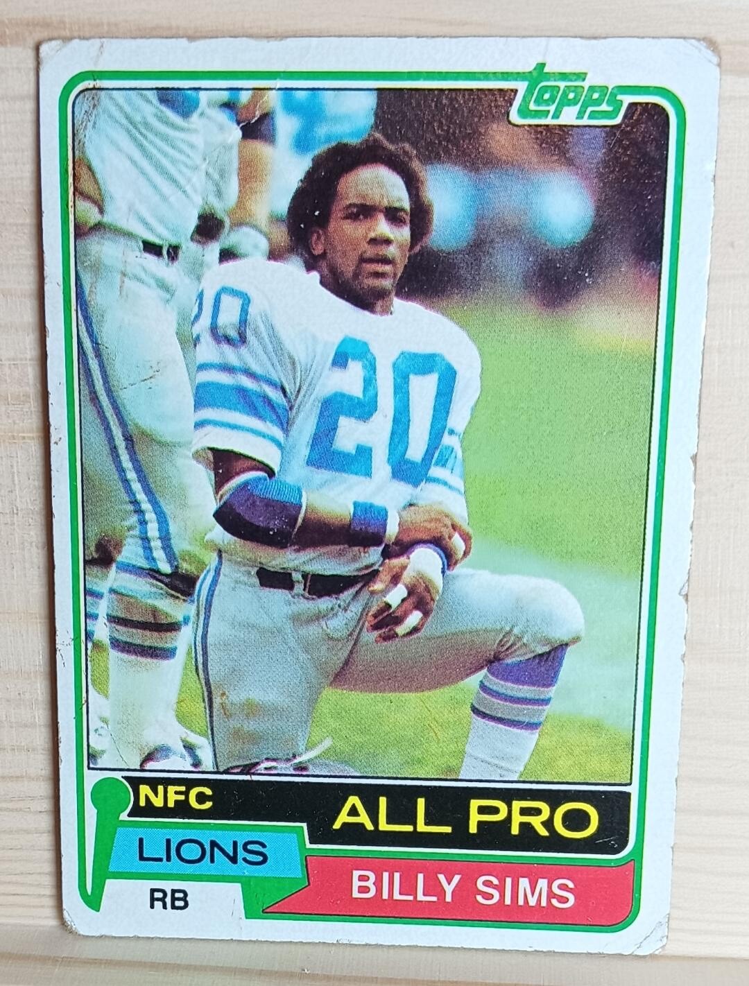 1981 Topps - Billy Sims #100 (RC)