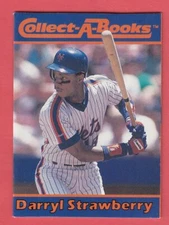 1990 Collect A Books -- Darryl Strawberry -- Mets -- Box 732-339