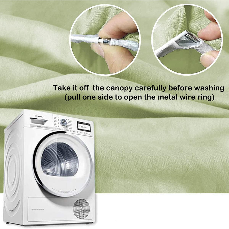 Bed Canopy for Girls, round Dome Canopy Curtains Room Decoration