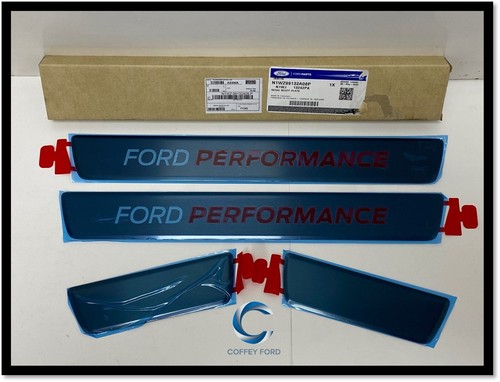 4 x Genuine Ranger "FORD PERFORMANCE" Raptor Alloy Scuff Plates MY22 Next Gen PX