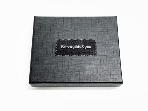 Ermenegildo Zegna Cartera Piel Saffiano Estampado Espina de Pescado - Imagen 11 de 11