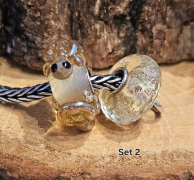 Elfbeads Set goldene Meeresschildkröten und sonnenverwöhnte Strandbeads 2 Beads