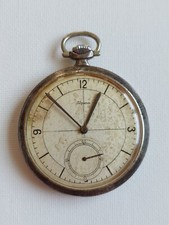 Antique Alpina Silver Case Pocket Watch