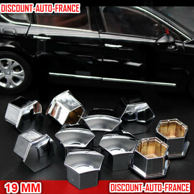 capuchon Cache ecrou JANTE ALU 19 MM PEUGEOT RENAULT FIAT AUDI CITROEN ...