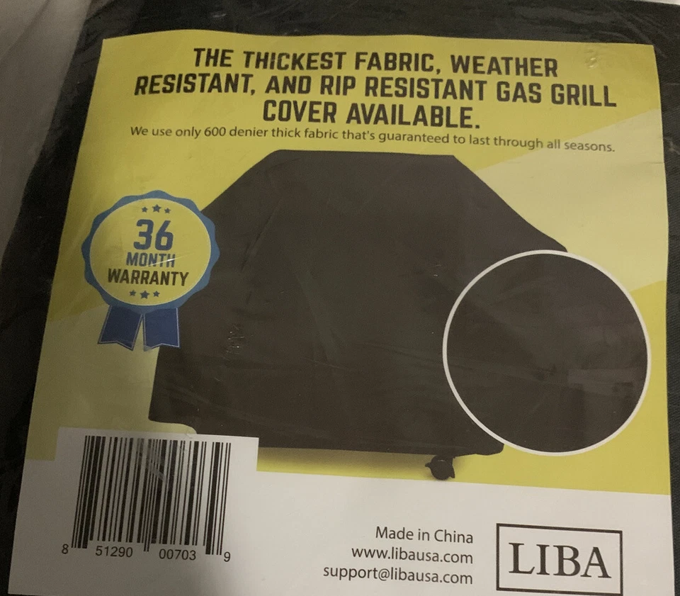 Cubierta de parrilla de gas para barbacoa 7107 pulgadas resistente impermeable y climática Foto 2 de 2