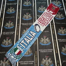 Italy Italia England Rugby Scarf 2014 15/03/2014 Roma Stadio Olimpico Acrylic