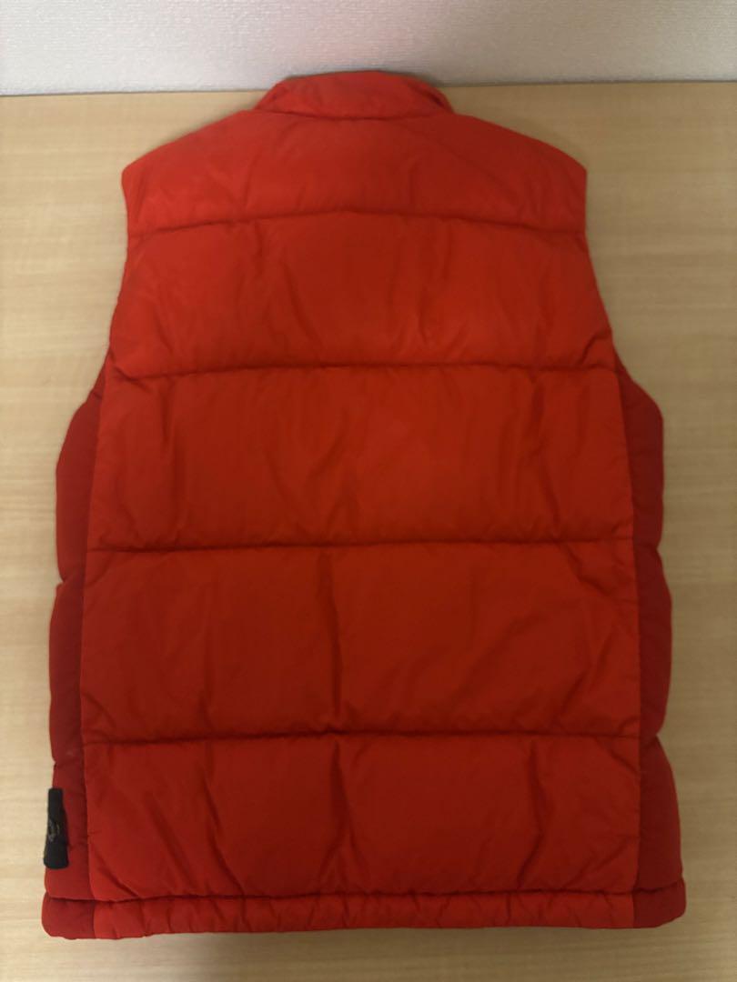 STONE  GARMENT DYED DOWN VEST 赤 STONE ISLAND GARMENT DYED DOWN VEST 赤