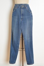 vintage 80s Lee jeans denim high waisted tapered broken in pants S