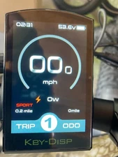Key-Disp KD986N Color Display, Bafang M/G Series, CANBUS Bluetooth/FindMy Ebike