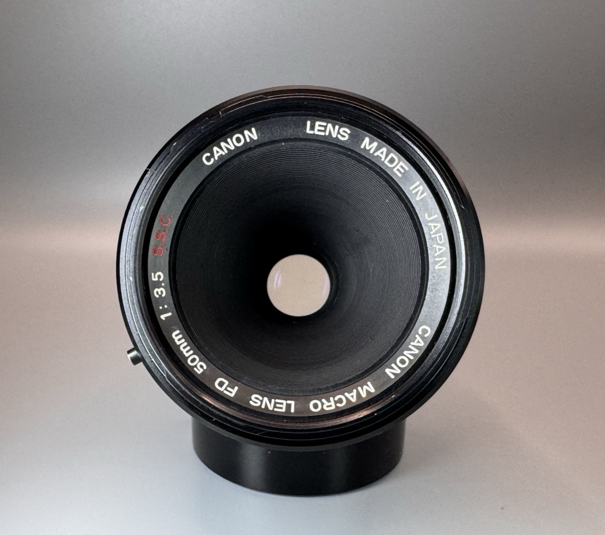 Exc+5] Canon FD Macro 50mm f3.5 Lens w/Canon FD 25mm