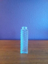 Vintage FTD Clear Diamond Cut Vase
