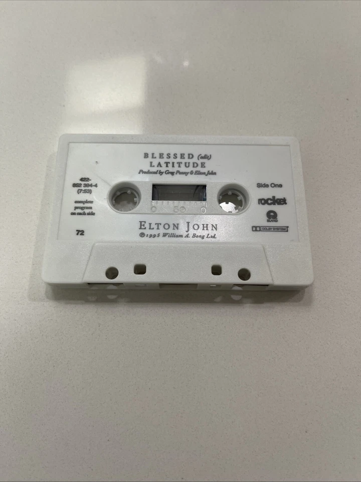 Elton John~Blessed~Cassingle~Cassette Single~FAST SHIPPING - Image 4 of 4