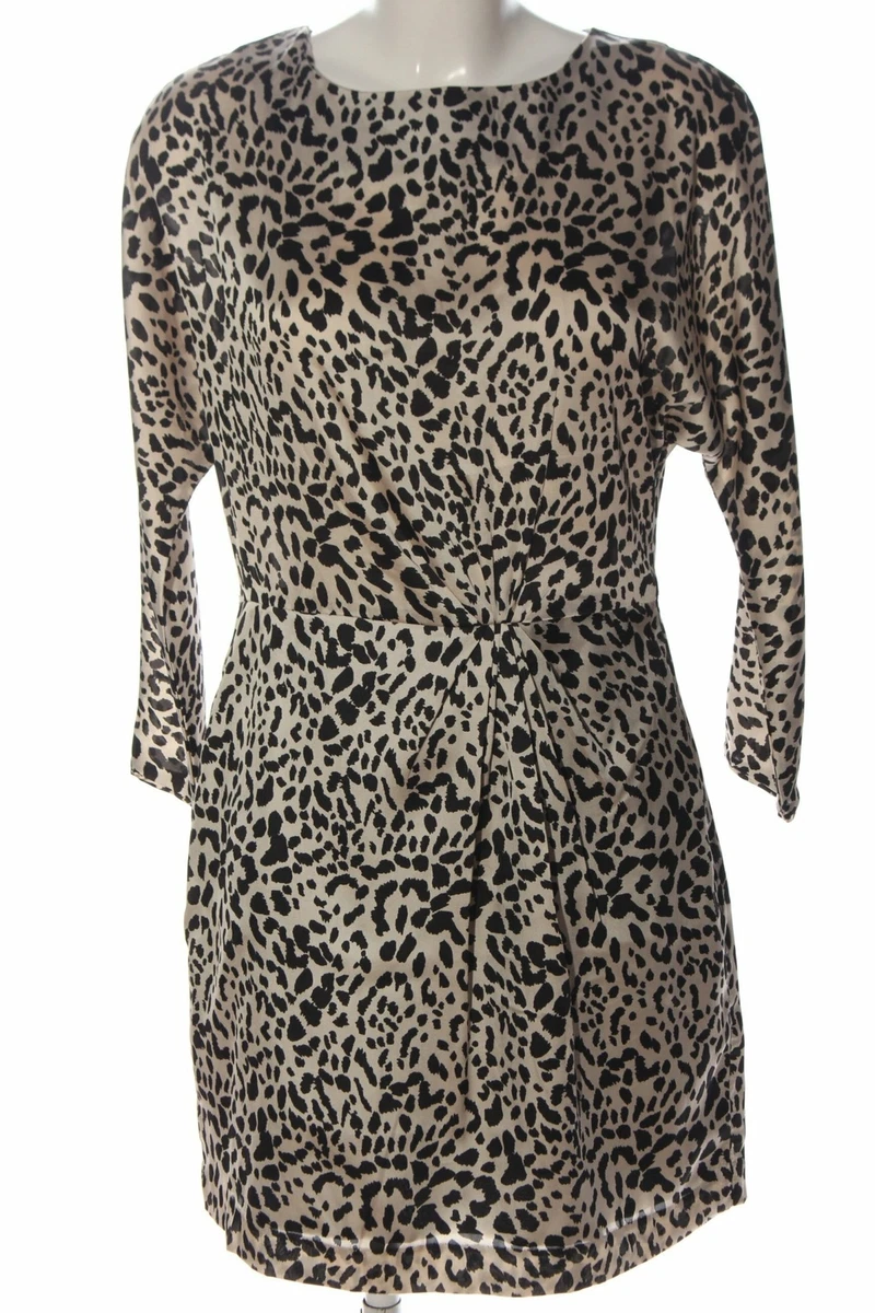 SFERA Vestido de manga larga Mujeres Talla EU 36 negro blanco puro