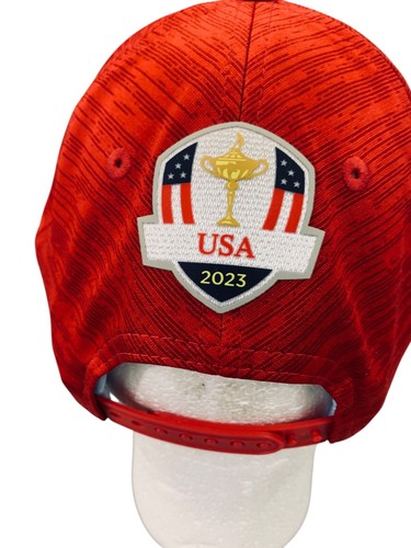 USA Ryder Cup Golf New Era 2023 red adjustable baseball cap - Picture 5 of 9