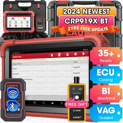 LAUNCH X431 CRP919X BT Pro Bidirectional Full Diagnostic Scanner Key Coding TPMS