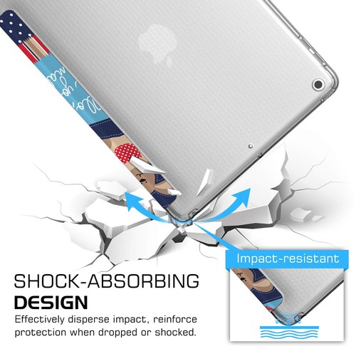 iPad Pro 11 1st 2nd 10.5 9.7 10.9 7.9 Case Soft Smart Magnetic Cover Color Grid - Picture 127 of 151