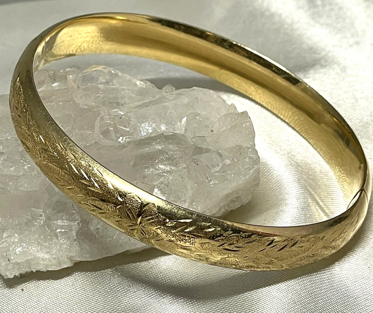 Vintage 14k hotsell gold bangle bracelets